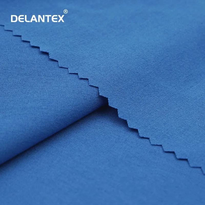 Delantex Wholesale Trs Antimicrobial Polyester Rayon Spandex Fabric for Medical Scrubs