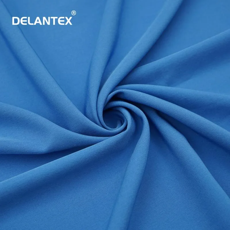 Delantex Wholesale Trs Antimicrobial Polyester Rayon Spandex Fabric for Medical Scrubs