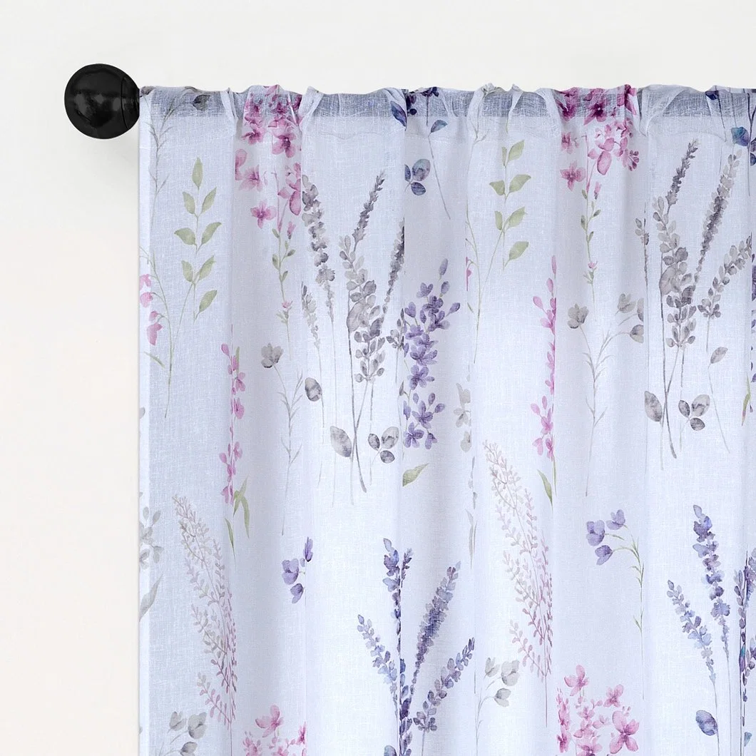 Wholesale Quality Ready Made Polyester Printed Fabric Curtain Luxury Ready Made Curtains for Living Room