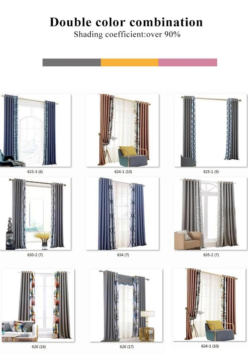 Wholesale Cheap Promotional Luxury European Style High Quality Curtain