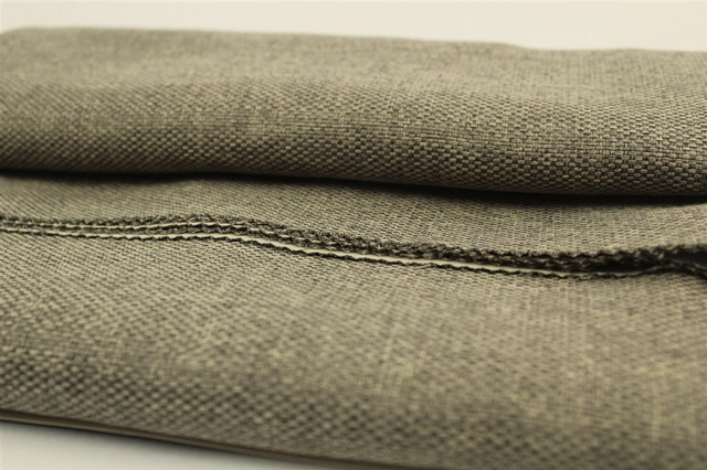 Fireproof Polyester Imitation Linen Blackout Curtain Fabric for Hotel