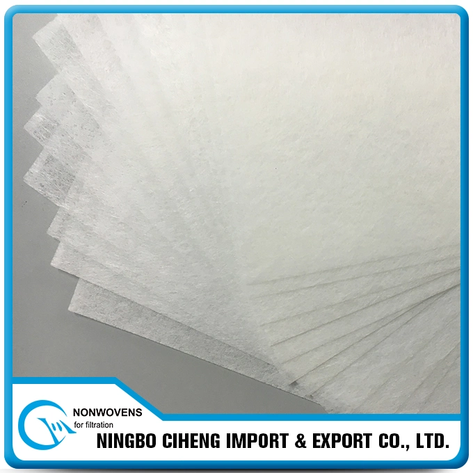 Pleated Wet Laid Pet Polyester Nonwoven Fabric for Air Filter