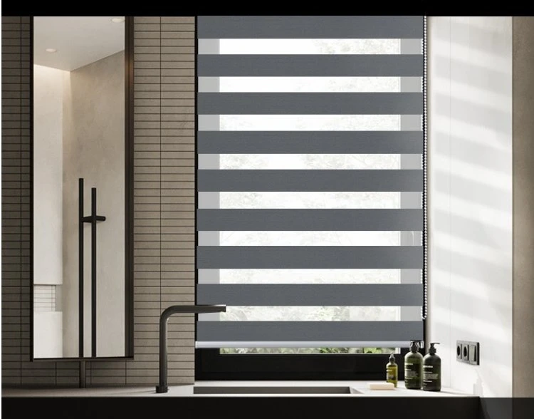 Fashionable Zebra Blackout Blinds for Roller Shade, Day and Night Blinds Fabric, Polyester Window Blinds, Cord Roller Blind