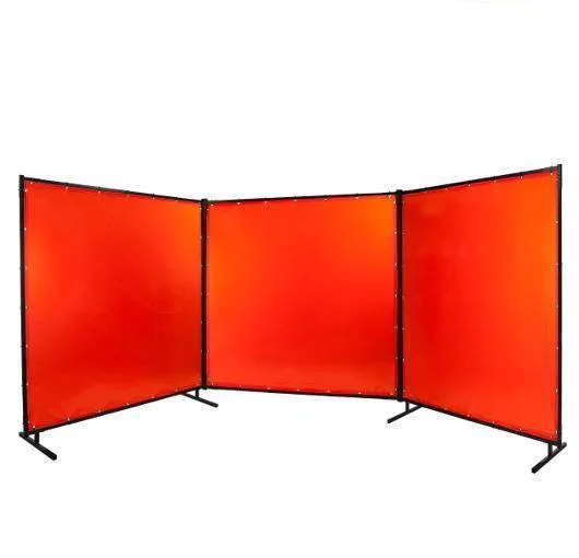 portable PVC Coated Welding Screens Kit Curtains