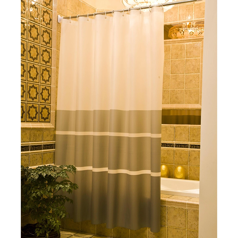 Shower Curtains Tranparent PVC Print for Bathroom Odorless Curtain for Bathroom Showers and Bathtubs