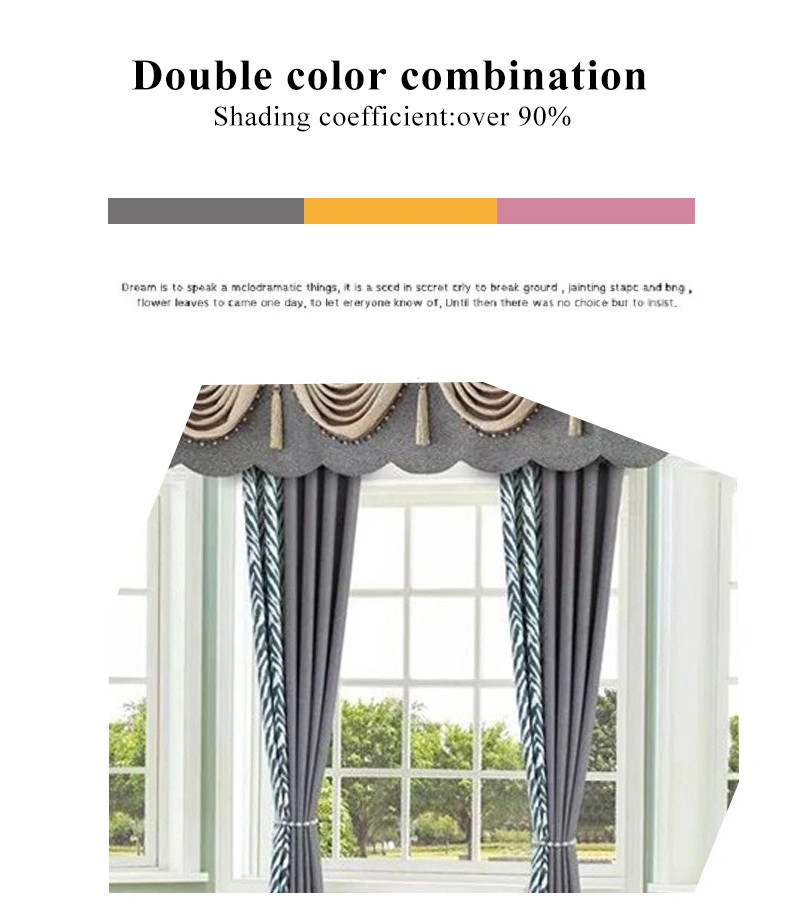 Factory Wholesale Cheap Promotional Luxury Latest Style Floral Printing Window Curtain