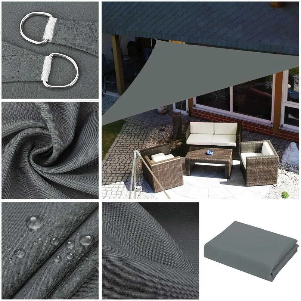 Outdoor Shade Sail, Rain Proof Moistureproof Curtain, Sunshine Canopy for Terrace, Carport, Backyard, Garden, etc