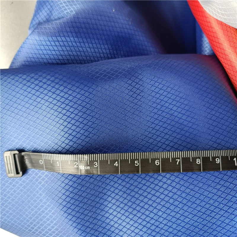 Polyester Jacquard Diamond Lattice Poly Taffeta Lining Fabric for Bags Tent Cloth