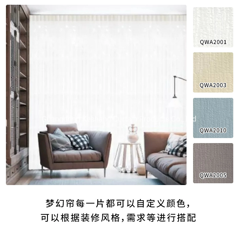 100% Polyester High Quality New Style Dream Sun Shading Fabric Vertical Curtain Home Textitles Vertical Blinds