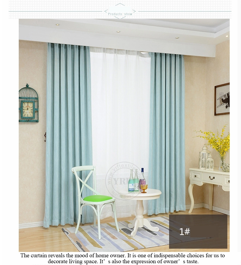 Hot Sale Latest Style 100% Polyester Fabric Window Curtain Roller Blinds for Dormitory