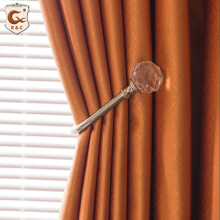 Blackout Curtain Fabric China Ready Made 100% Polyester Window Curtain