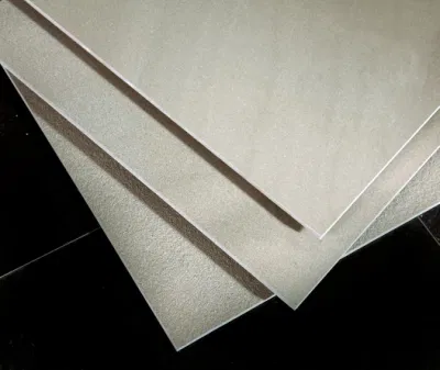 8mm Thick Full Polished Surface Porcelain Glazed Marble Tile with Carrara Grain Light Weight