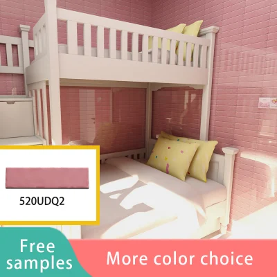 2*8 Inch Lovely and Romantic Color with Glazed Surface Bedroom and Living Room Tiles
