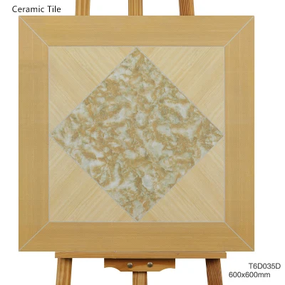 600*600 3D Inkjet Flooring Ceramic Floor Tile for Commercial