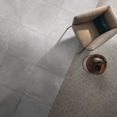 Floor and Wall Tile Ivory Italian Style 600X600mm Concrete Tile (CVL601)