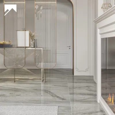 French Sand Look Marble Full Polished Lappato Porcelain Tile