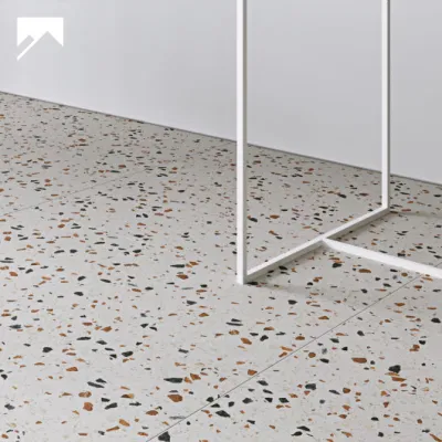 80X80cm Beige Terrazzo Like Porcelain Tile for Wall and Floor