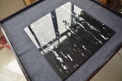 Wholesale Cheap Price Glazed Porcelain Black and White Floor Tiles