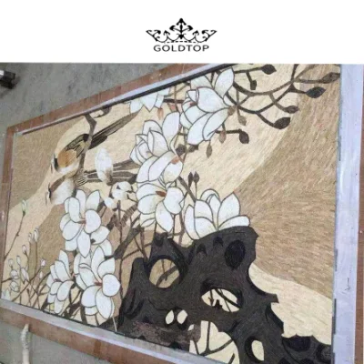Honed Modern Design Square Rock Wall Tile Floor Moasic Vein Pattern Artificial Stone Tiles Pattern Polished for Hotel Projects