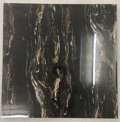60X60cm Full Polished Black Porcelain Wall Floor Tiles