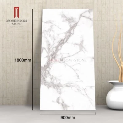 Modern Style Villa Floor Wall Choices 900 1800 Greece White Marble Large Porcelain Tiles Slab