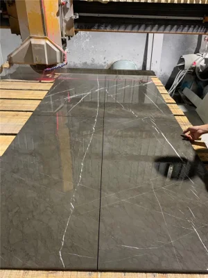 Natural Stone polished/honed/antique Pietra grey marble tiles for interiors/indoor kitchen/bathroom/toilet floor/wall decoration