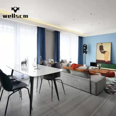 Non-Slip Wear-Resistant Cherry Wood Grain White Ceramic Full Body Wooden Tiles for Outdoor