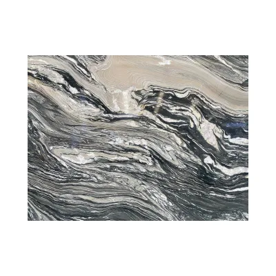 Silk Road Villa/Home/Commercial Floor Tiles Black Marble Effect Gold Tiles