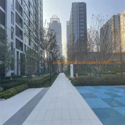 China Manufacturer Outdoor Exterior Anti Slip Courtyard 600X600 Matt Floor Wood 2cm Thick Anti-Frost Paving Tile Price for External Courtyard