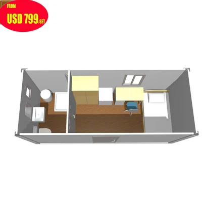 Tiny Flat Pack Home Modular Steel Prefabricated Container House