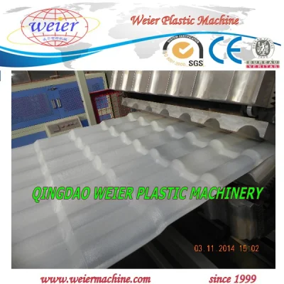 Recycled UPVC PVC Asa Glazed Roofing Sheet Machine