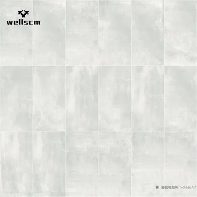 Plain Ivory Colored Vitrified Soluble Salt Polished Porcelain Floor Tile 60X60 for Living Room and Hotel