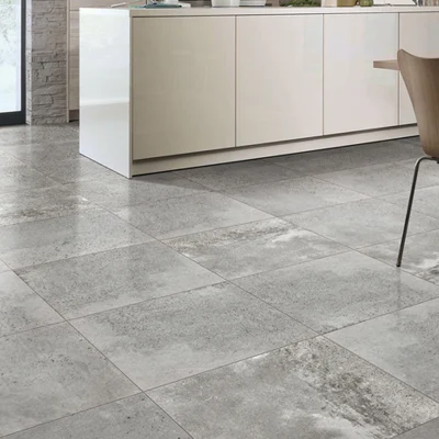 600X600mm Grey Color Cement Rustic Tile Anti-Slip Flooring Tile Lx6619W
