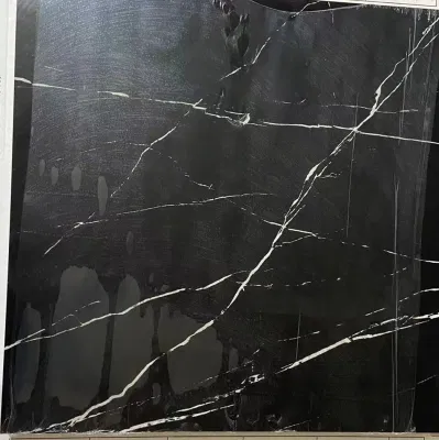 60X60cm Full Polished Black Porcelain Wall Floor Tiles
