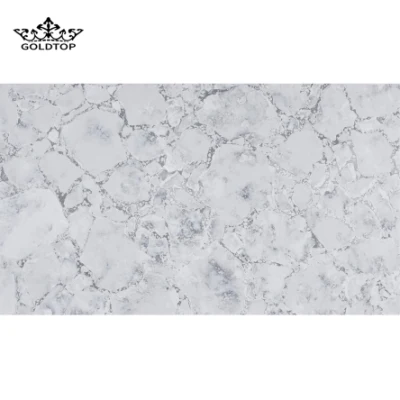 6088 Hermes Kitchen Cabinet Island Bathroom Vanity Countertops Artificial Stone Slab Quartz Tiles