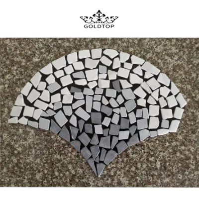Honed Modern Design Square Rock Wall Tile Floor Moasic Vein Pattern Artificial Stone Tiles Pattern Polished for Hotel Projects