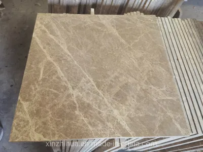 Warm Beige Glossy Marble Slabs Interior Floor Wall Tiles