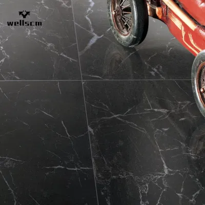 Foshan Good Quality Modern House Luxury Marble Stone Full Body 80X80 Vitrified Grey Glazed Porcelain Tiles Floor Design