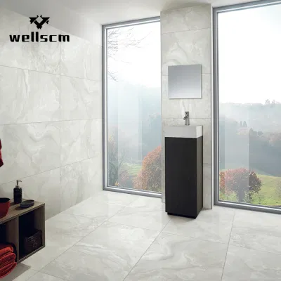 The Newest Large Polished Slab Tiles Grey Marble Glazed Glossy 600X1200mm Extra Big Slab Floor and Wall Porcelain Tiles