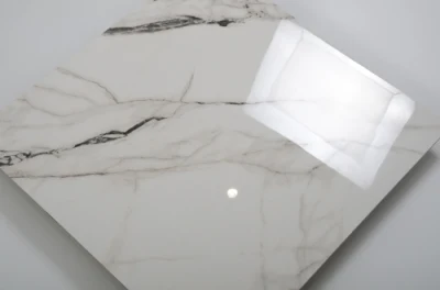 Foshan Good Quality 600X600 Textured Porcelain White Marble Tile Kitchen Floor Tile Easy to Clean Kitchen Wall Floor Tile