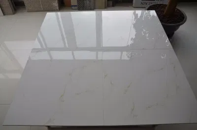 Mediterranean Style Sound Insulation Square White Marble Kitchen Ceramic Tile