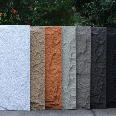 Flexible Tiles New Industrial Raw Material Cascade Stone Flexible Wall Tiles Made by Modified Clay Wall Panel a Level Fire Proof Soft Stone Modified Clay