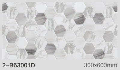 Ceramic Wall Tile and 12*24inch 300*600mm Size Hexagon Bathroom Tiles Design