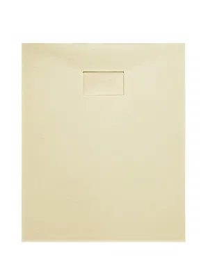 Rectangular Gray SMC Bathroom Shower Tray with Stone Surface Finish
