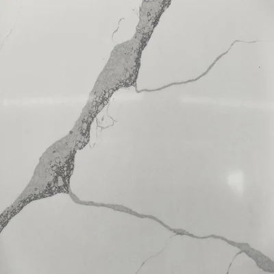 Wholesale Floral White Marble Stone Flooring Big Slab Tile for Bathroom Quartz Stone Slabs