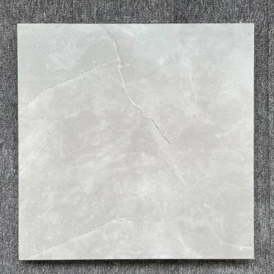 Most Popular 24X24 Glossy Light Grey Polished Porcelain Floor Tiles 600X600 Polished