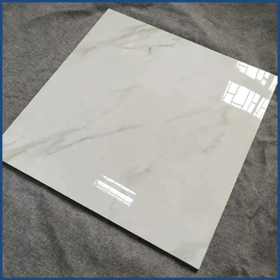 600X600 Modern Villa Marble Look Vitrified Polished Glazed China Porcelain Tile