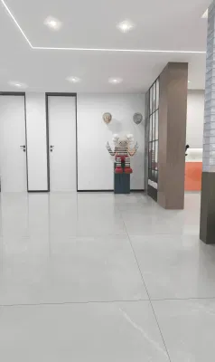 Negative Ion Fashion Big Board 900X1800mm Melbourne Light Grey Guangdong Foshan Whole Body Marble Light Luxury Big Board Living Room Tile Villa Brick Floor Tile