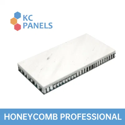 5mm Natural Marble Tile on Honeycomb Panel Lightweight Cost-Saving Thin Stone Panels Wall Panel