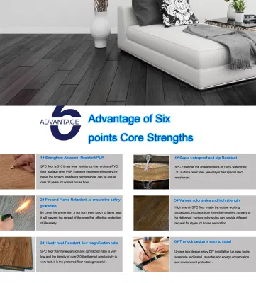 China Non-Slip Wood Texture Plastic Plank Ceramic Floor Vinyl Tile